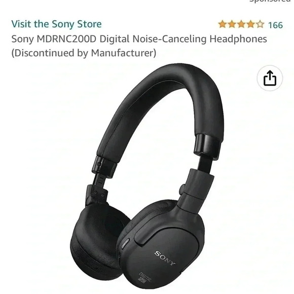 SONY  DIGITAL NEW EXPENSIVE HEADPHONES 🎧 FOR LAPTOPS 👩‍💻 NOISE-CANCELLING - Picture 2 of 11